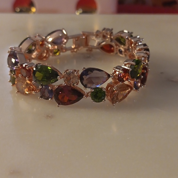 Bracelet necklace Earrings with pendant - Picture 6 of 7